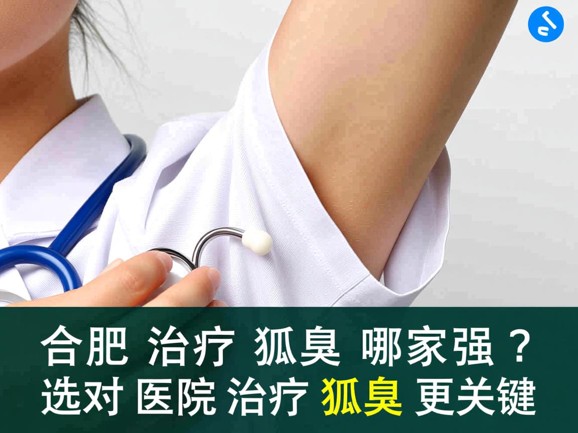 合肥治疗狐臭哪家强？选对医院治疗狐臭更关键