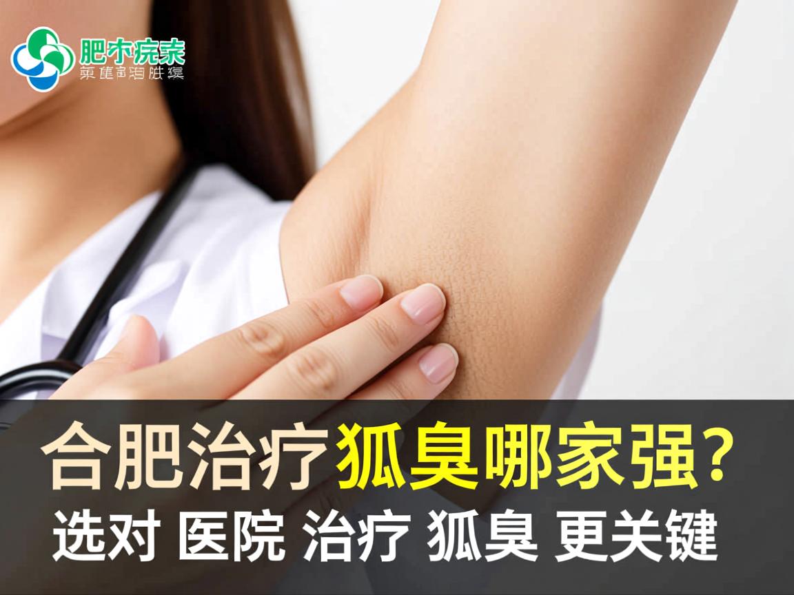 合肥治疗狐臭哪家强？选对医院治疗狐臭更关键