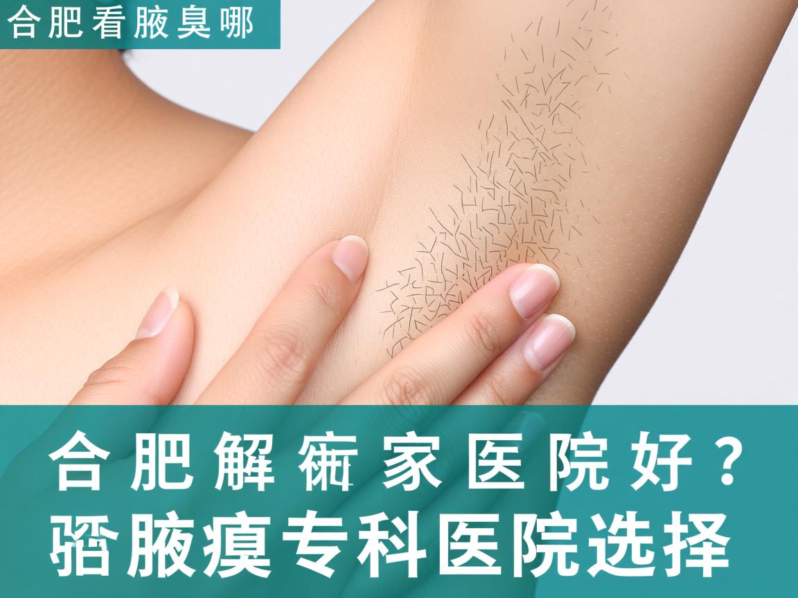 合肥看腋臭哪家医院好？深度解析合肥腋臭专科医院选择