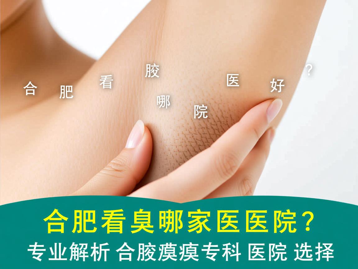 合肥看腋臭哪家医院好？专业解析合肥腋臭专科医院选择
