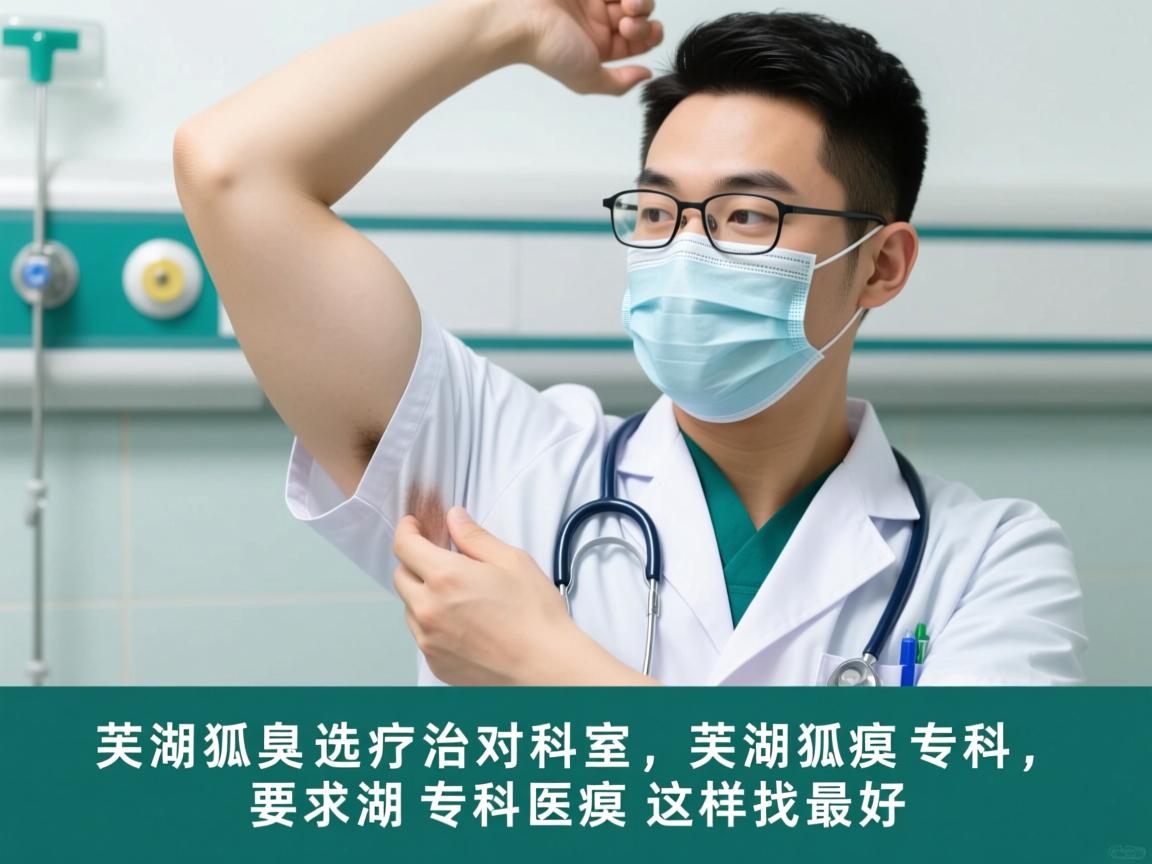 芜湖狐臭治疗选对科室，芜湖狐臭专科医生这样找最好