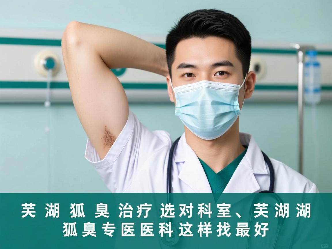 芜湖狐臭治疗选对科室，芜湖狐臭专科医生这样找最好