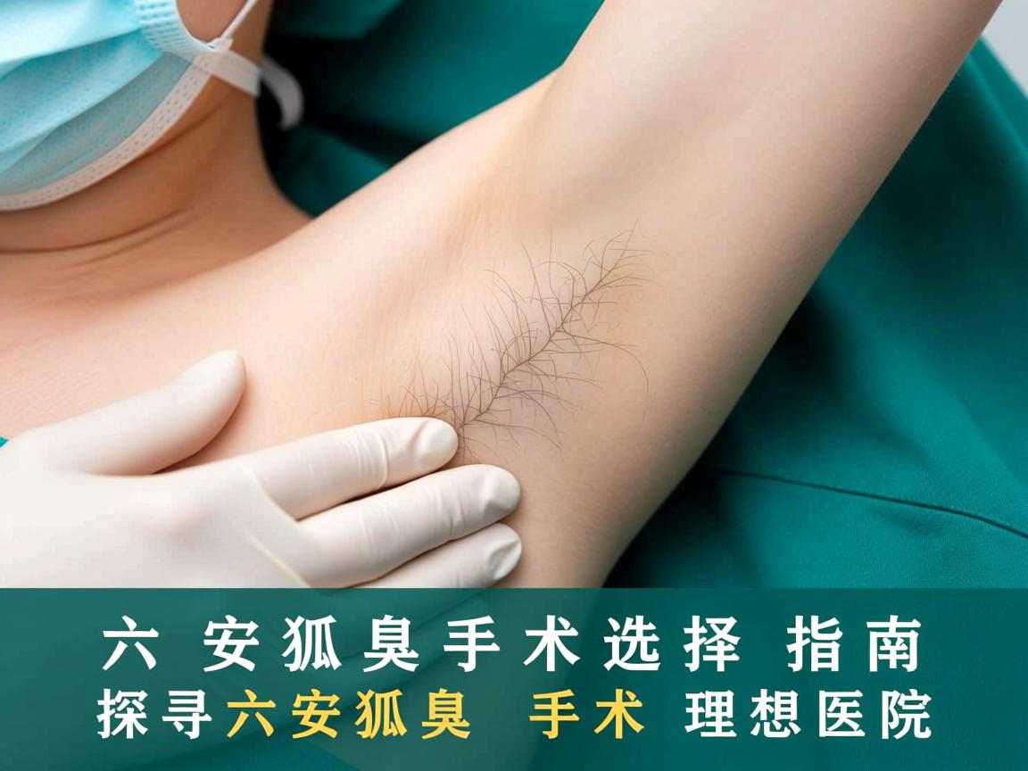 六安狐臭手术选择指南，探寻六安狐臭手术理想医院
