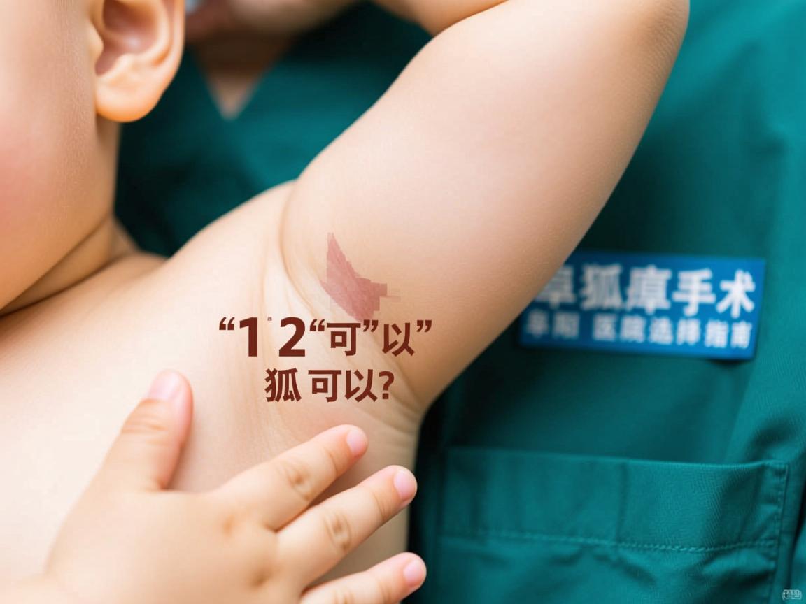 12岁可以狐臭手术吗？阜阳狐臭手术医院选择指南