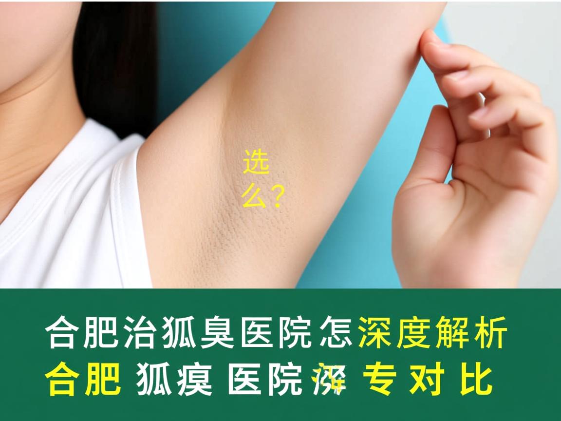 合肥治狐臭医院怎么选？深度解析合肥狐臭医院专业对比
