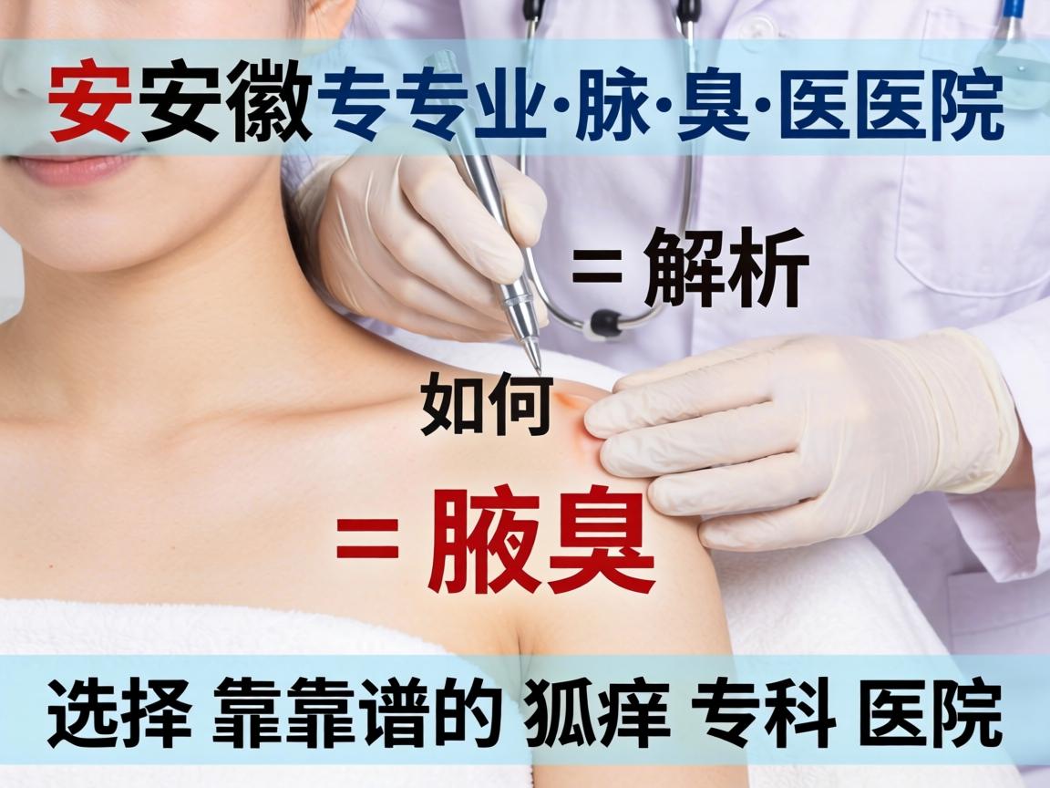 安徽专业腋臭医院解析，如何选择靠谱的狐臭专科医院