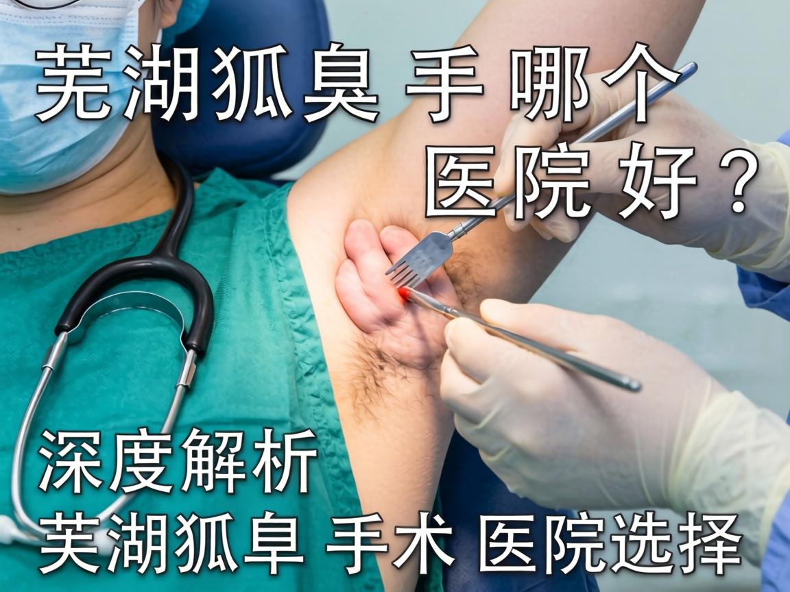 芜湖狐臭手术哪个医院好？深度解析芜湖狐臭手术医院选择