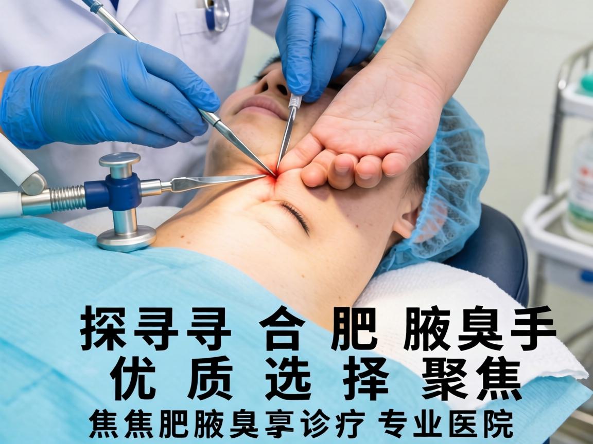 探寻合肥腋臭手术优质选择，聚焦合肥腋臭诊疗专业医院