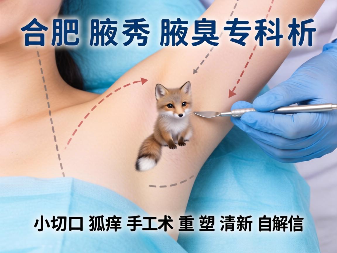 合肥腋秀腋臭专科解析，小切口狐臭手术，重塑清新自信
