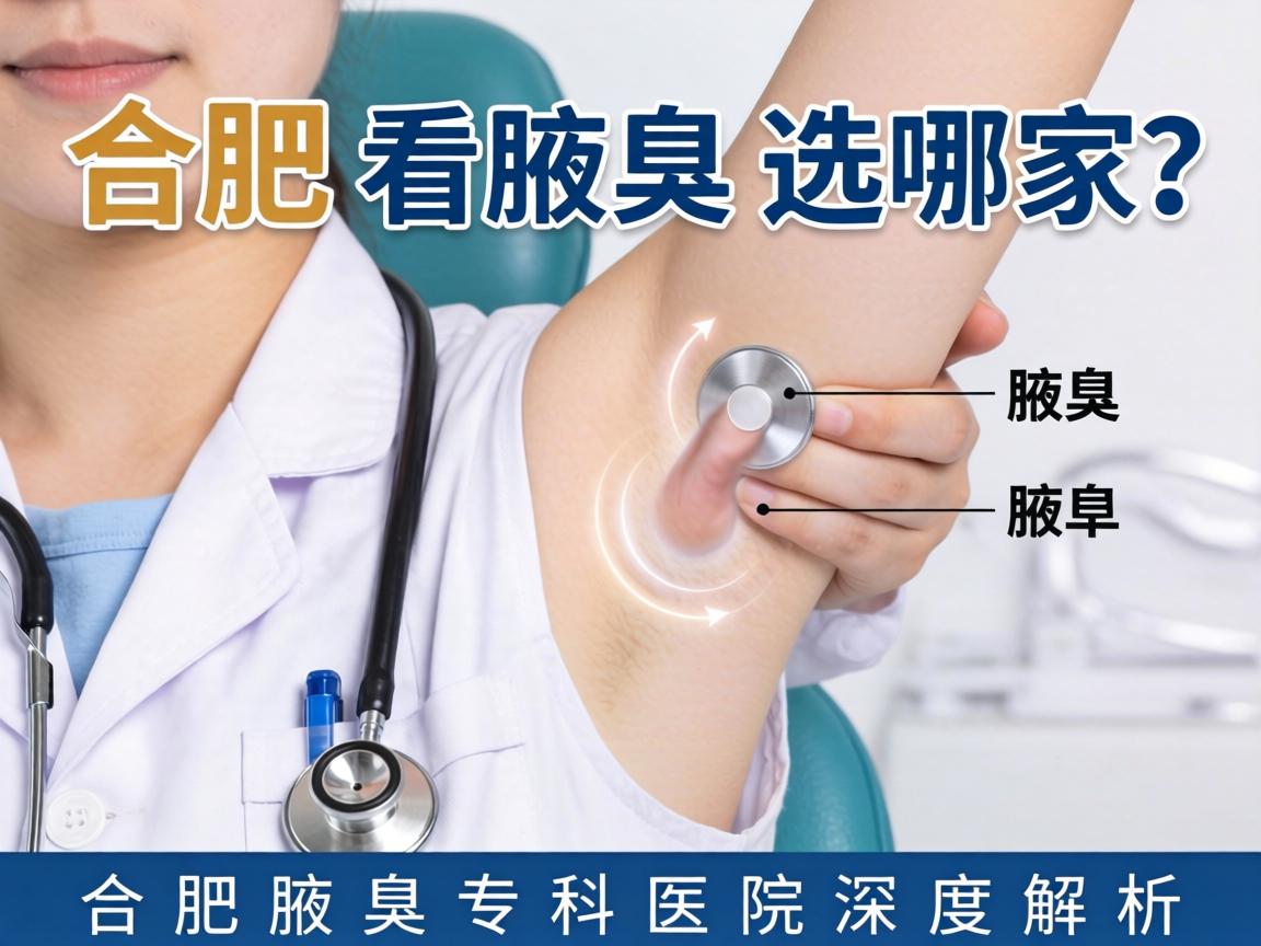合肥看腋臭选哪家？合肥腋臭专科医院深度解析