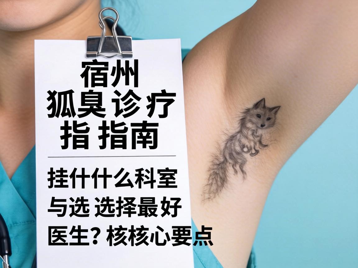 宿州狐臭诊疗指南，挂什么科室与选择最好医生的核心要点