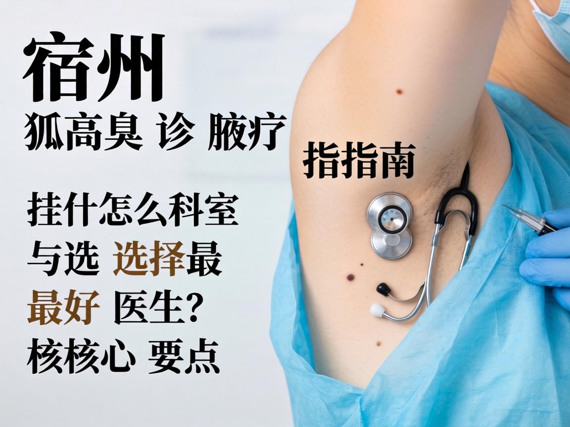 宿州狐臭诊疗指南，挂什么科室与选择最好医生的核心要点