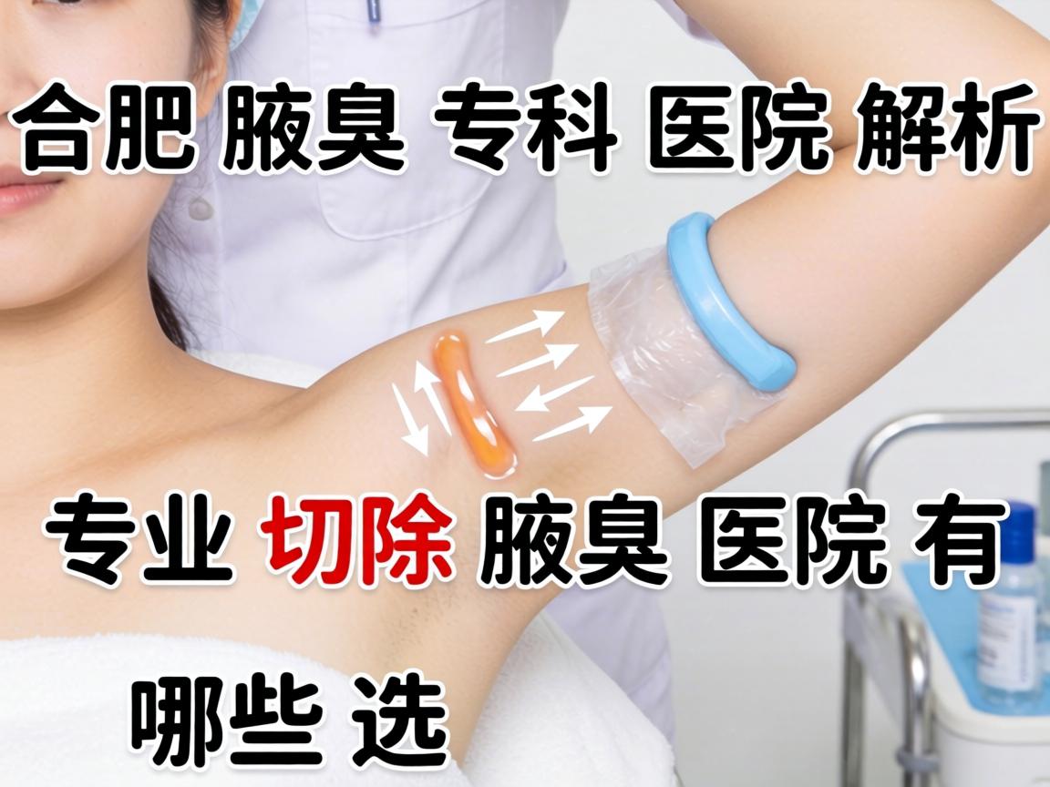 合肥腋臭专科医院解析，专业切除腋臭医院有哪些选择