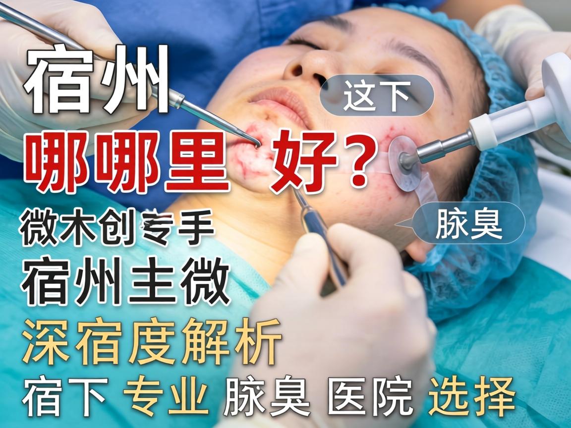 宿州腋下微创手术哪里好？深度解析宿州专业腋臭医院选择