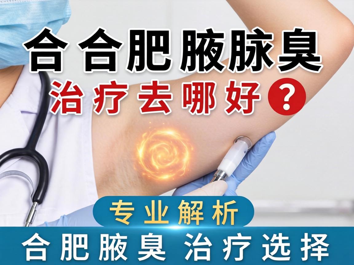合肥腋臭治疗去哪好？专业解析合肥腋臭治疗选择
