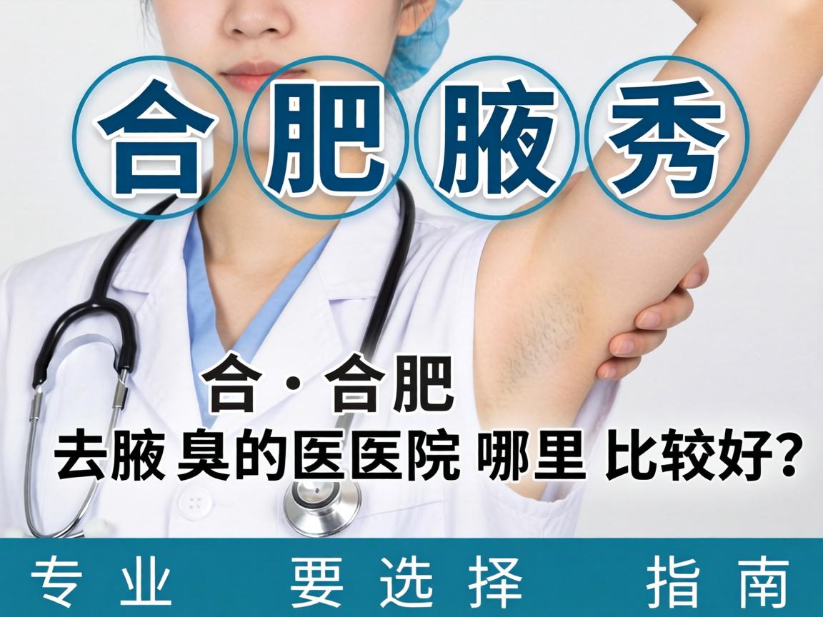 合肥腋秀解析，合肥去腋臭的医院哪里比较好？专业选择指南