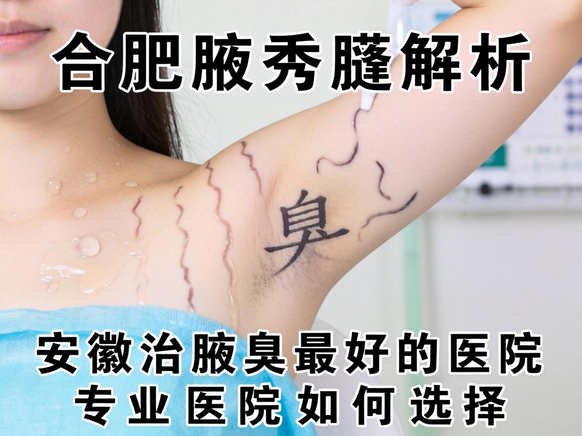 合肥腋秀解析，安徽治腋臭最好的医院，专业医院如何选择
