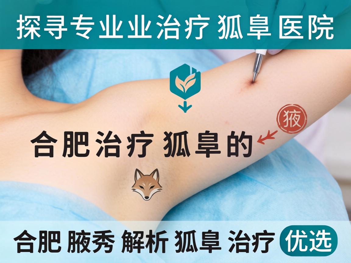 探寻合肥治疗狐臭的专业医院，合肥腋秀解析狐臭治疗优选