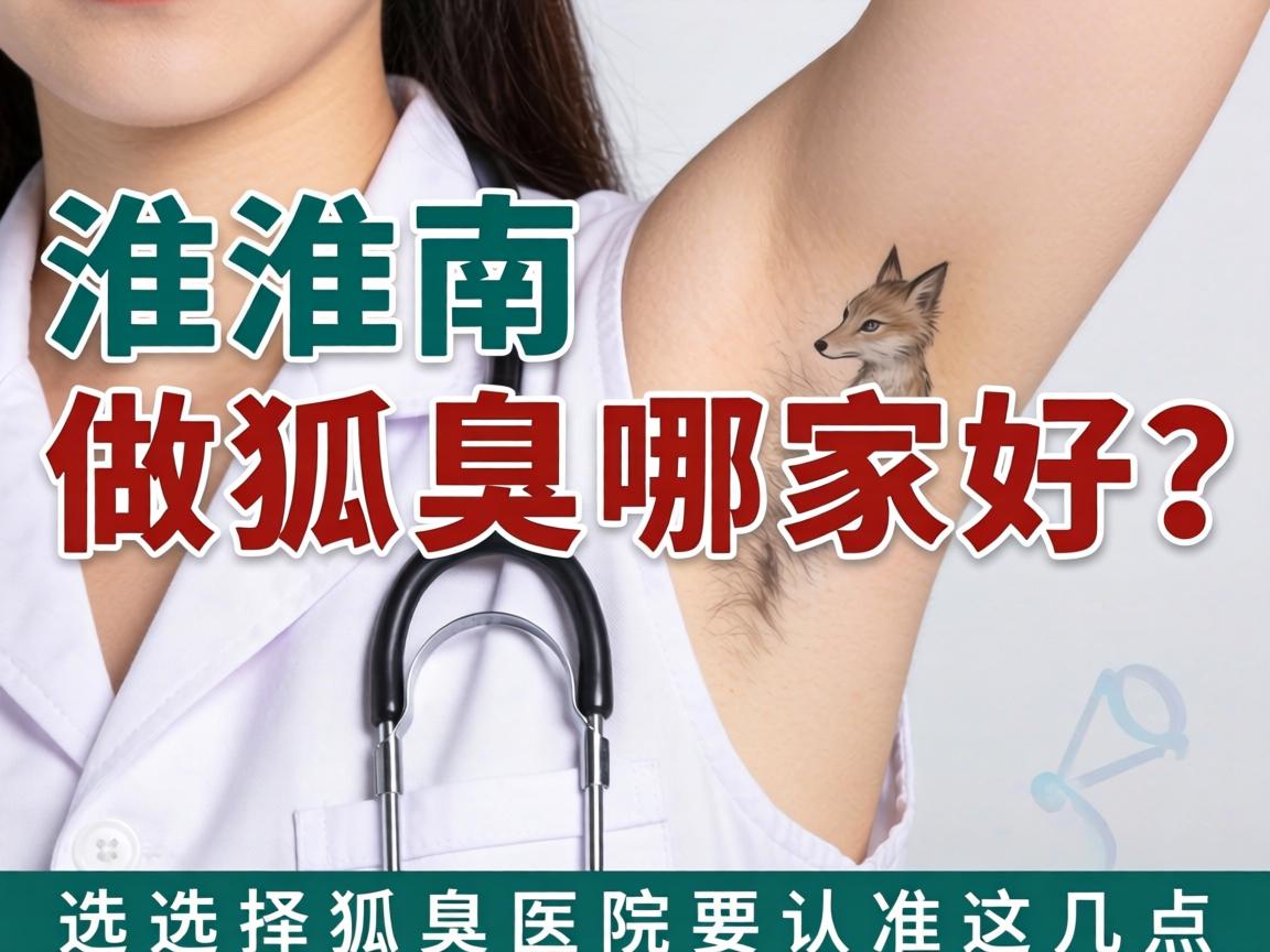 淮南做狐臭哪家好？选择狐臭医院要认准这几点