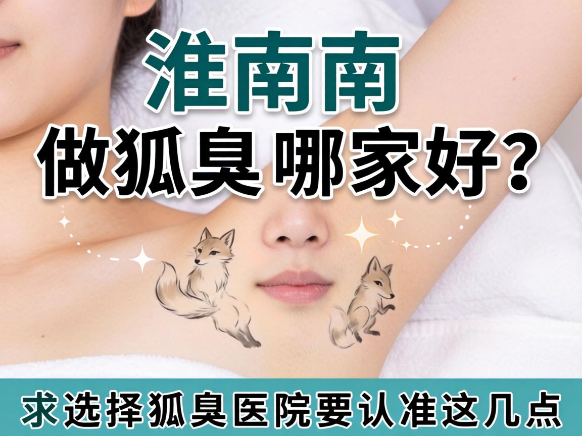 淮南做狐臭哪家好？选择狐臭医院要认准这几点
