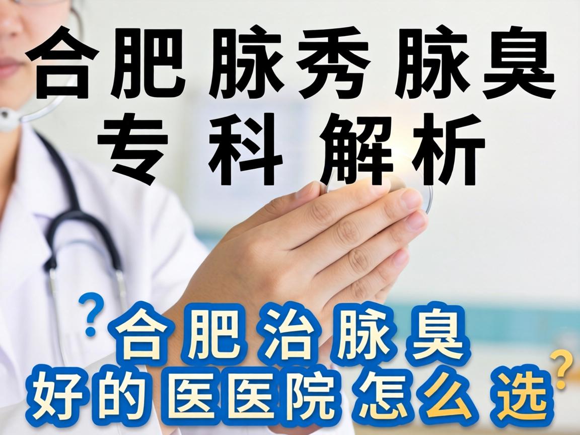 合肥腋秀腋臭专科解析，合肥治腋臭好的医院怎么选？