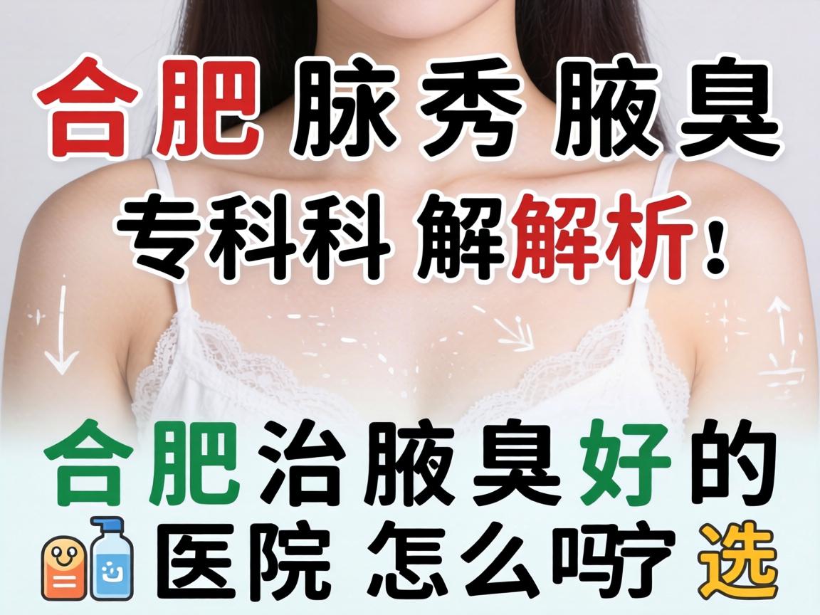 合肥腋秀腋臭专科解析，合肥治腋臭好的医院怎么选？