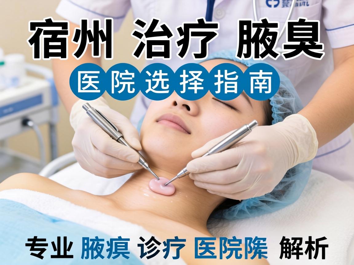 宿州治疗腋臭医院选择指南，专业腋臭诊疗医院解析