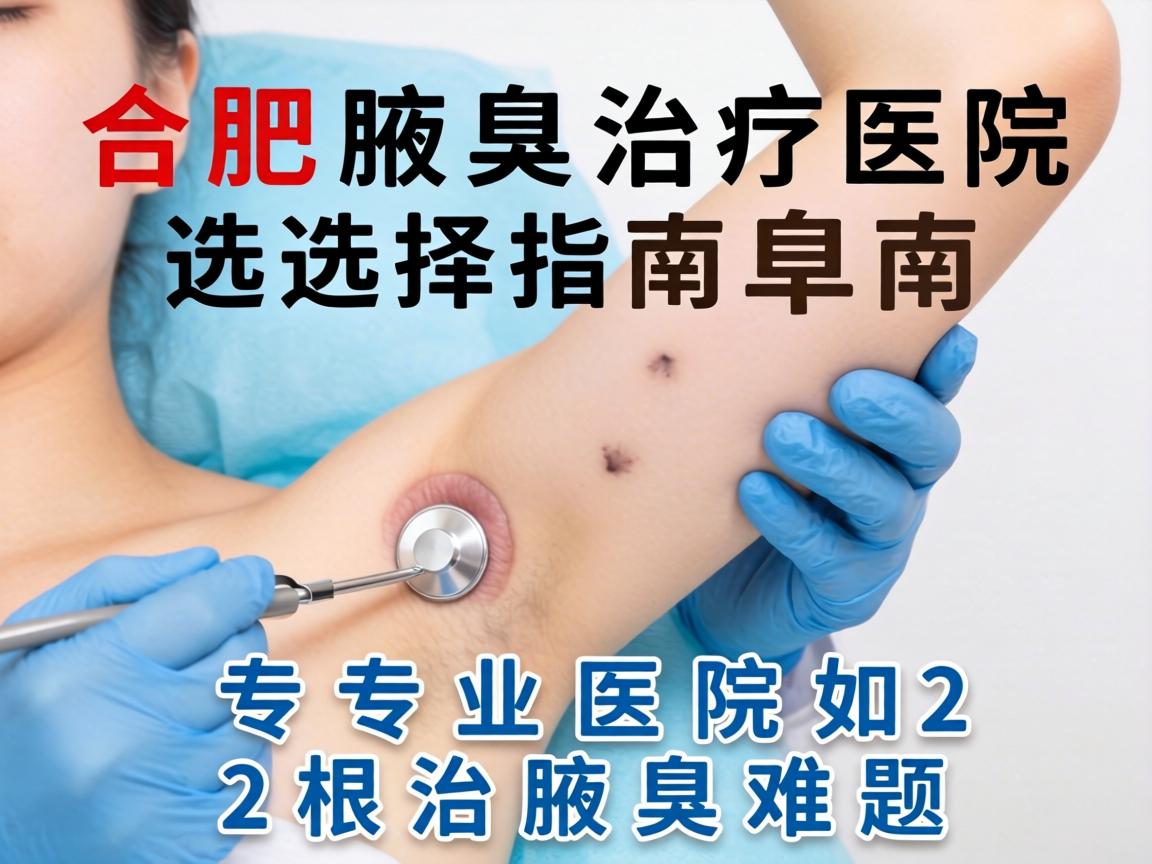 合肥腋臭治疗医院选择指南，专业医院如何根治腋臭难题
