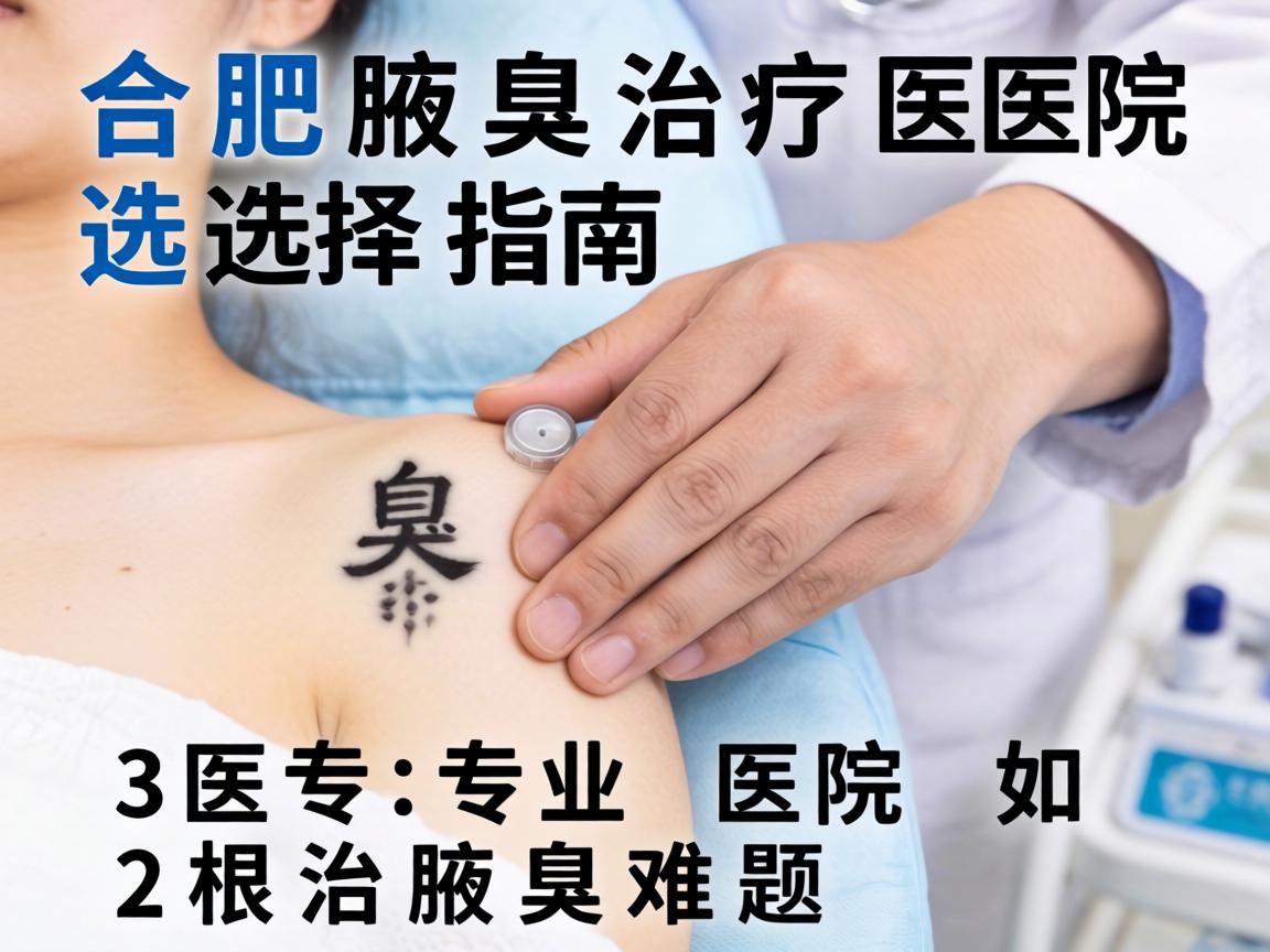 合肥腋臭治疗医院选择指南，专业医院如何根治腋臭难题