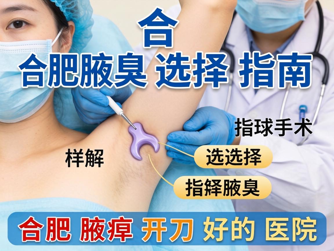 合肥腋臭手术选择指南,详解合肥腋臭开刀好的医院 合肥腋臭手术选择指南,详解合肥腋臭开刀好的医院