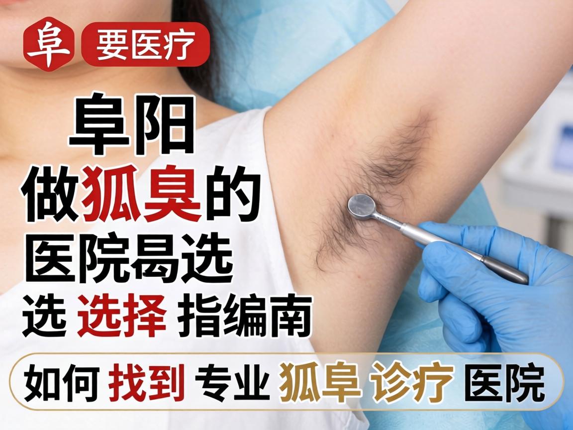 阜阳做狐臭的医院选择指南,如何找到专业狐臭诊疗医院 阜阳做狐臭的医院选择指南,如何找到专业狐臭诊疗医院