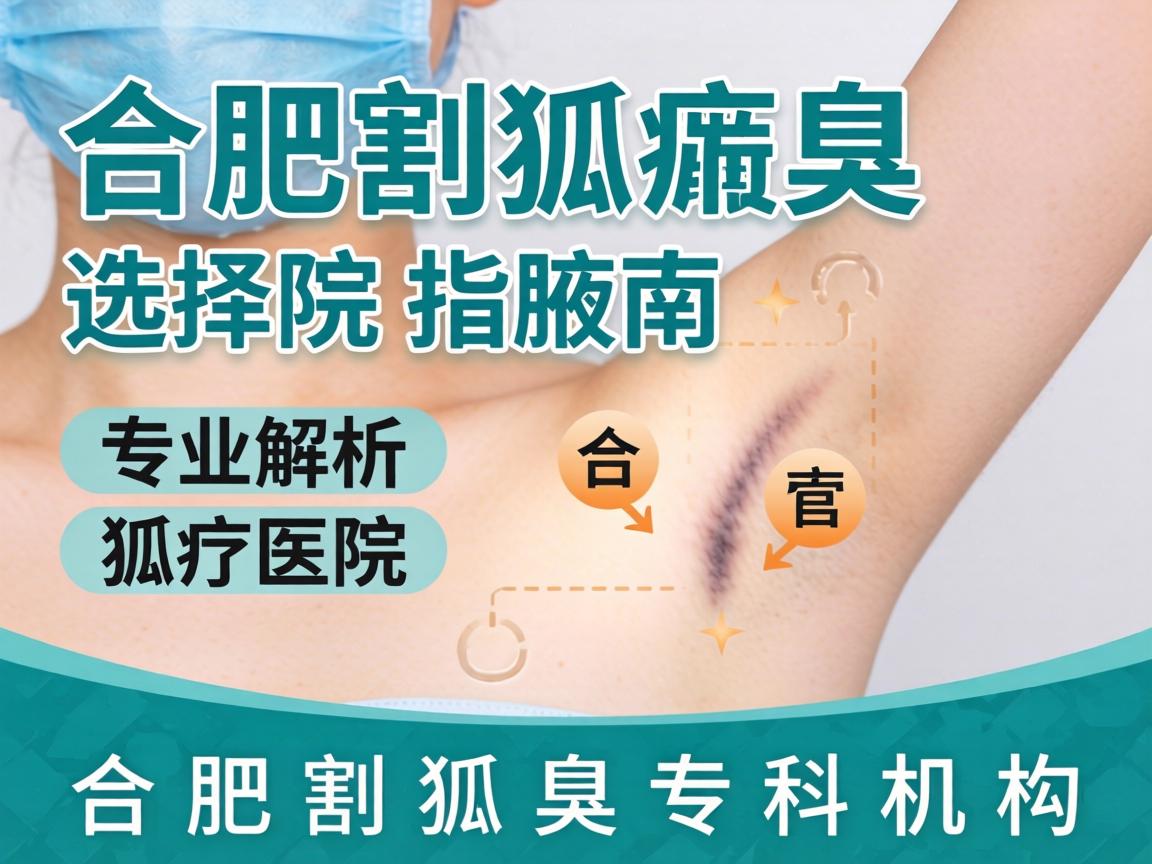 合肥割狐臭医院选择指南，专业解析合肥割狐臭专科机构