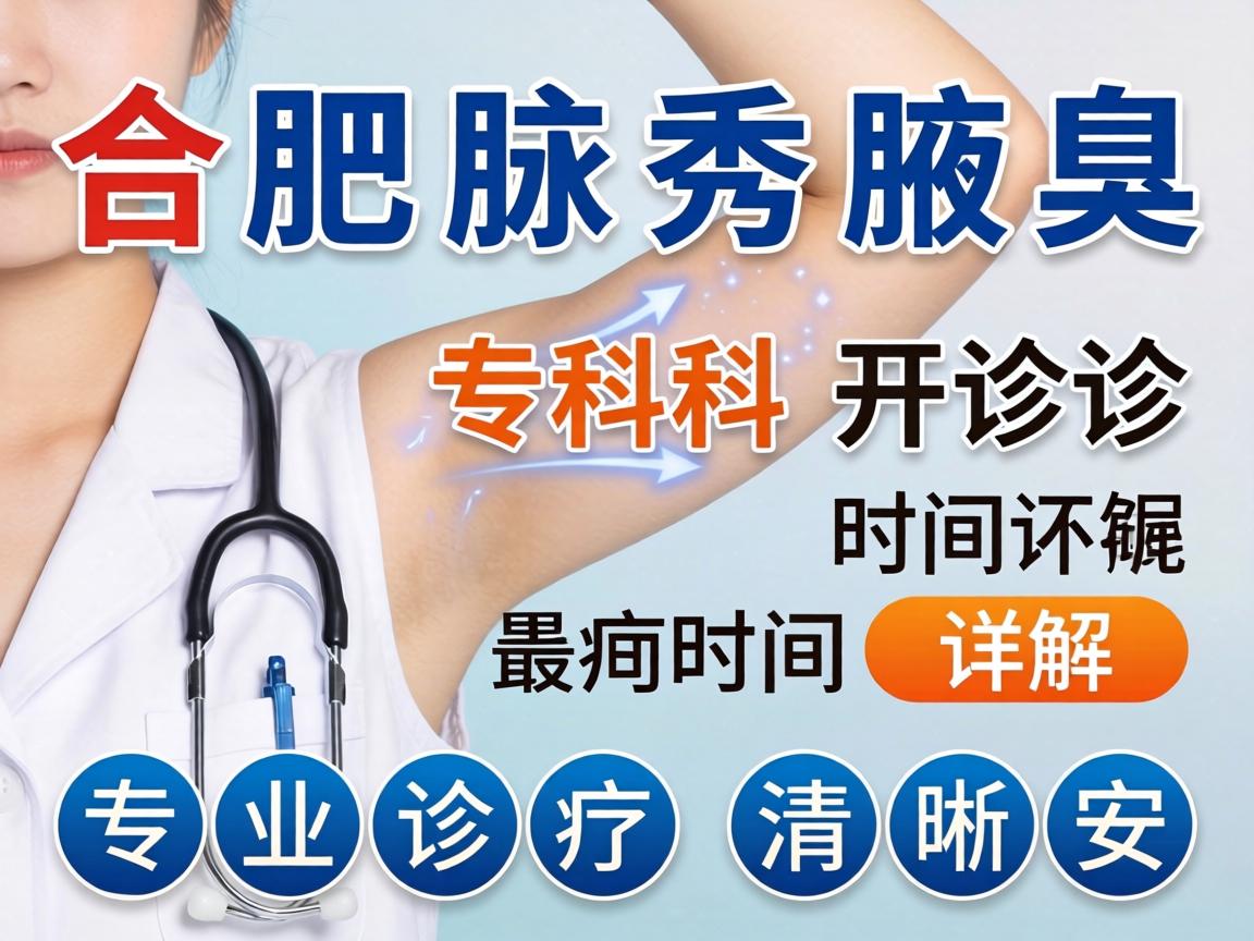 合肥腋秀腋臭专科开诊时间详解，专业诊疗，清晰安排
