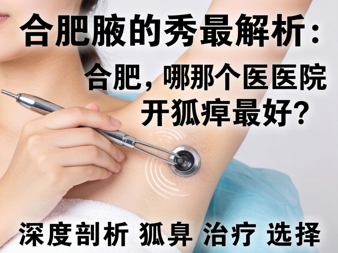 合肥腋秀解析，合肥哪个医院开狐臭最好？深度剖析狐臭治疗选择