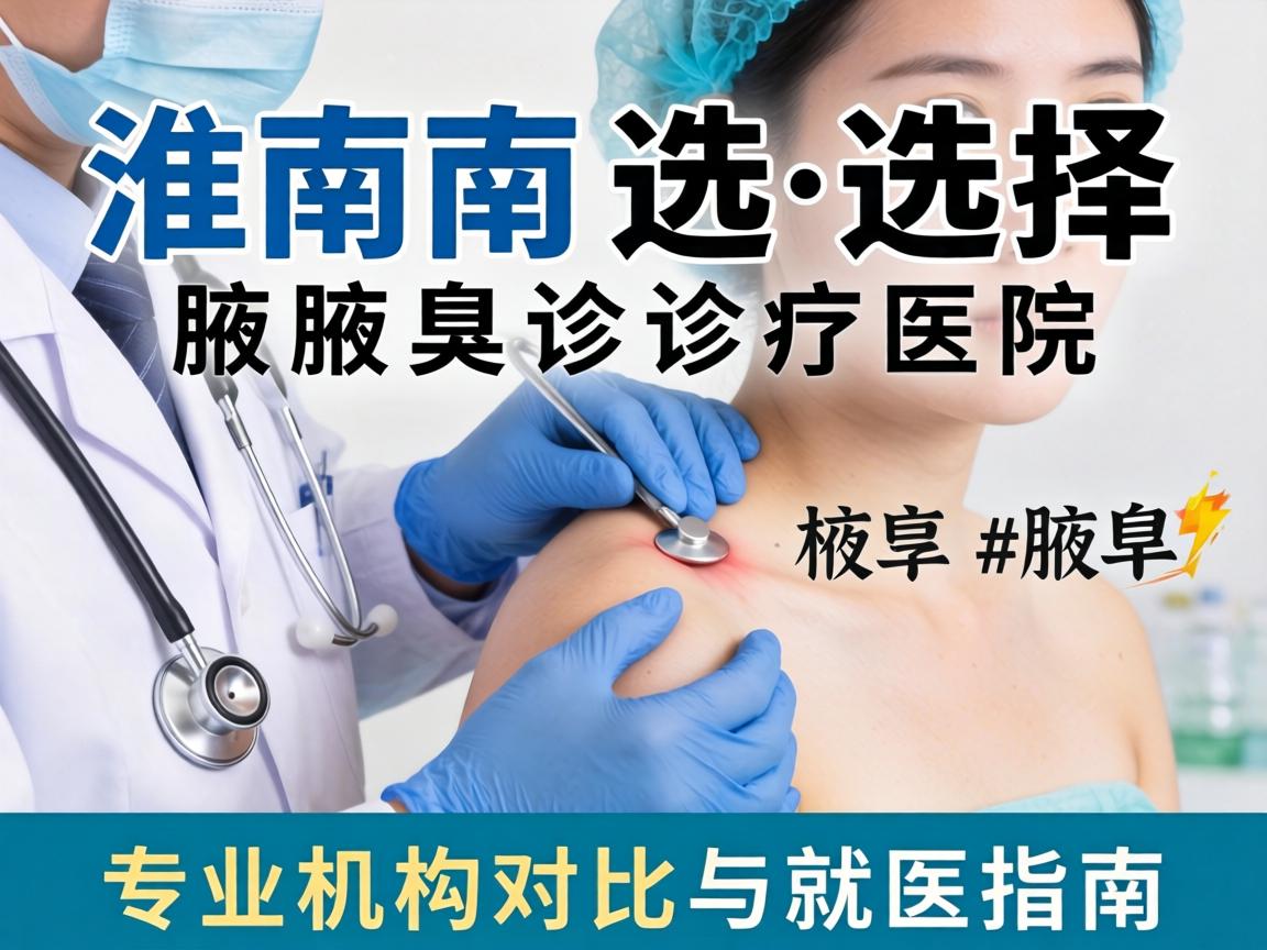 淮南选择腋臭诊疗医院，专业机构对比与就医指南