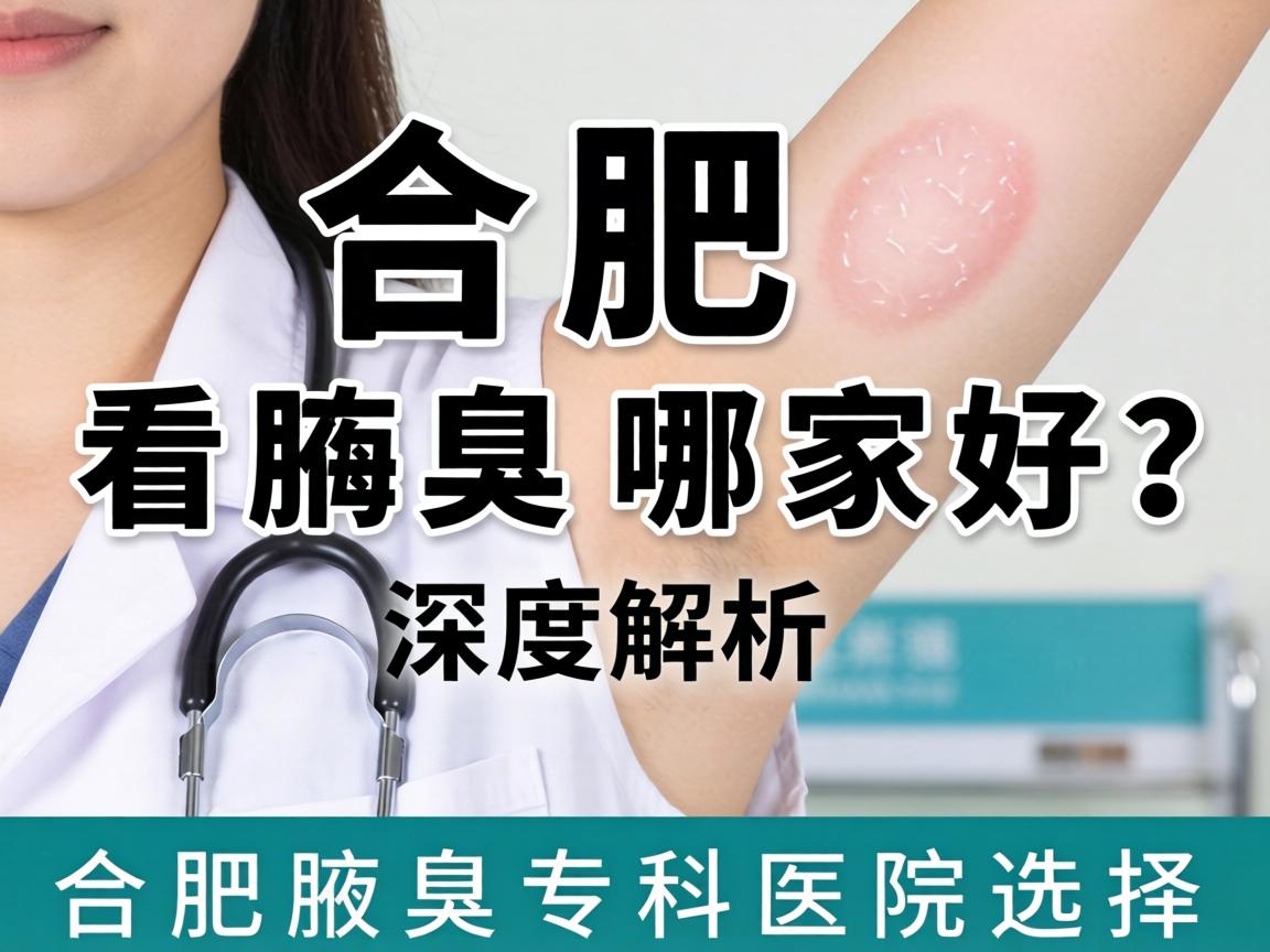 合肥看腋臭哪家好？深度解析合肥腋臭专科医院选择
