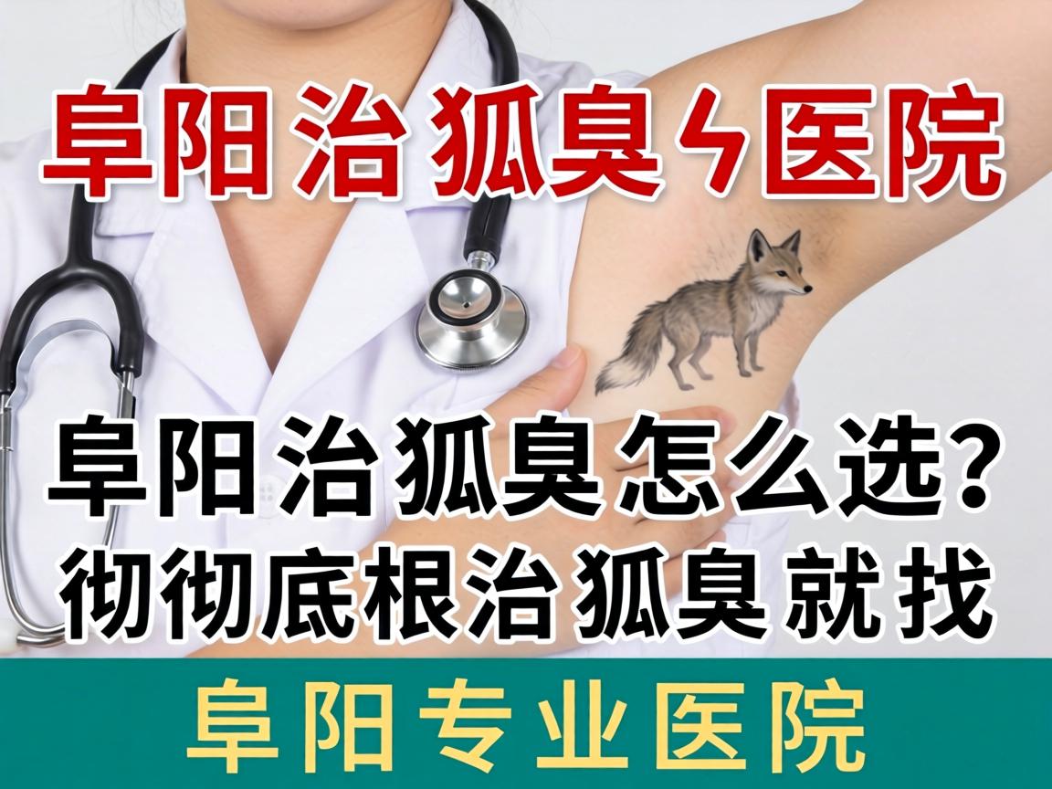 阜阳治狐臭医院怎么选？彻底根治狐臭就找阜阳专业医院