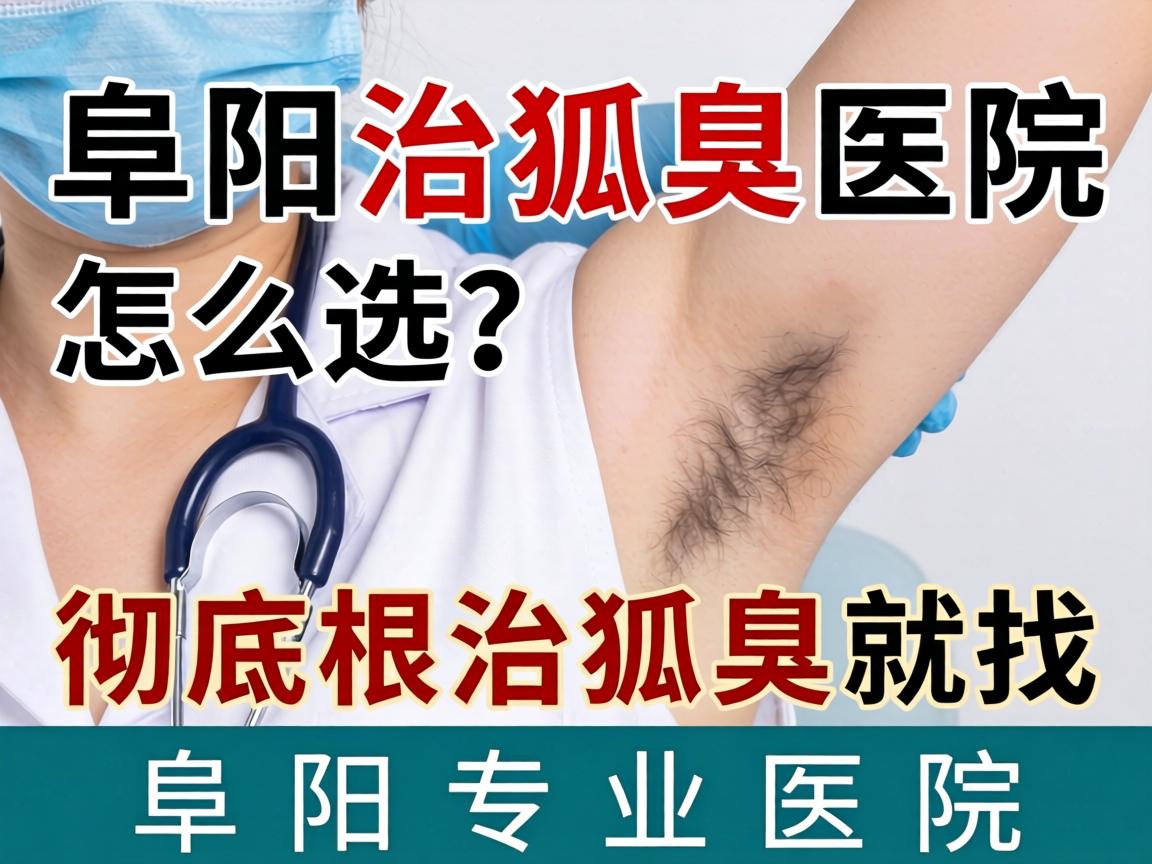阜阳治狐臭医院怎么选？彻底根治狐臭就找阜阳专业医院