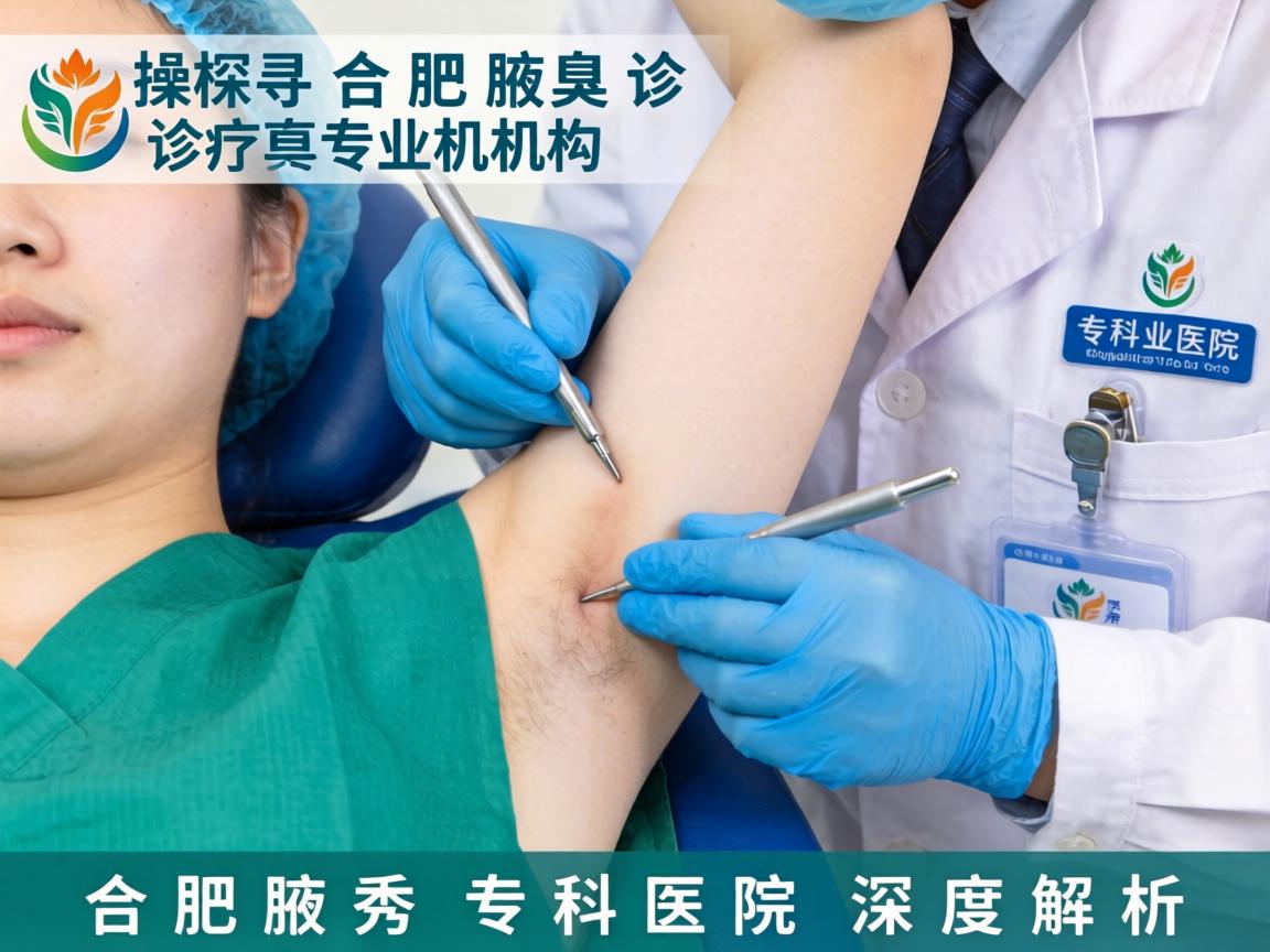 探寻合肥腋臭诊疗专业机构，合肥腋秀专科医院深度解析