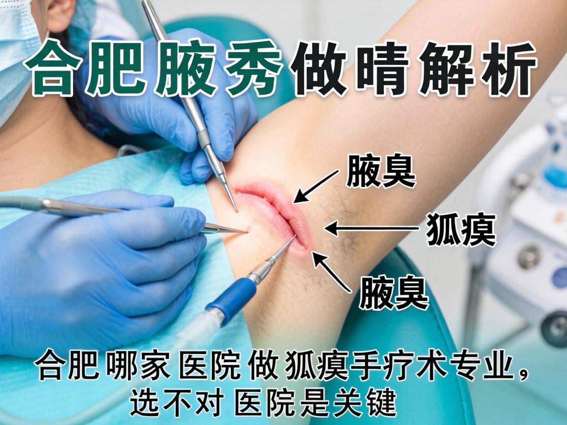 合肥腋秀解析，合肥哪家医院做狐臭手术专业，选对医院是关键