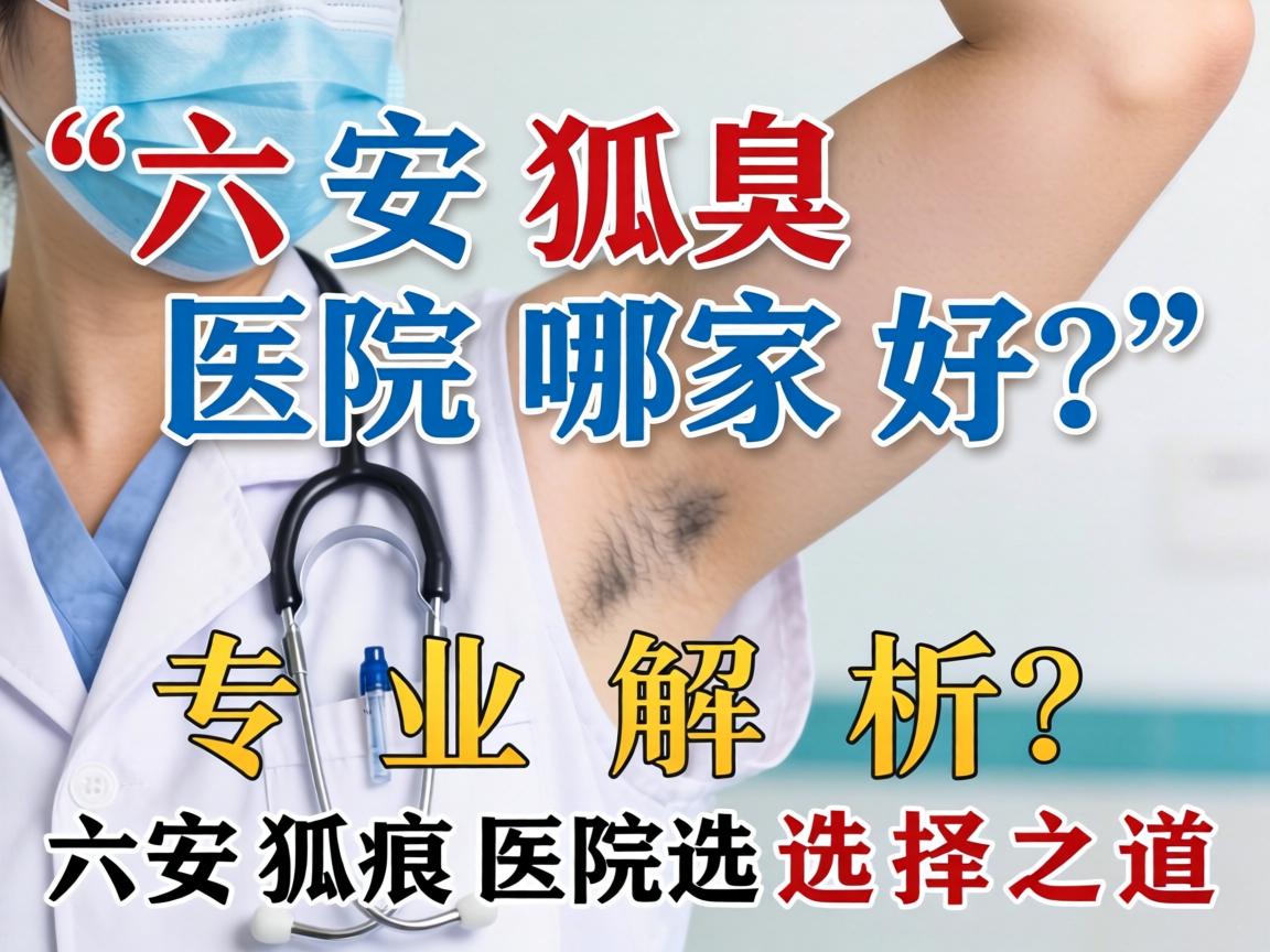 六安狐臭医院哪家好？专业解析六安狐臭医院选择之道