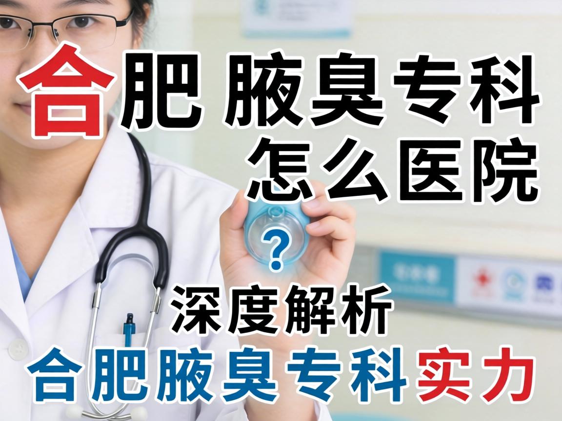 合肥腋臭专科医院怎么选？深度解析合肥腋臭专科实力