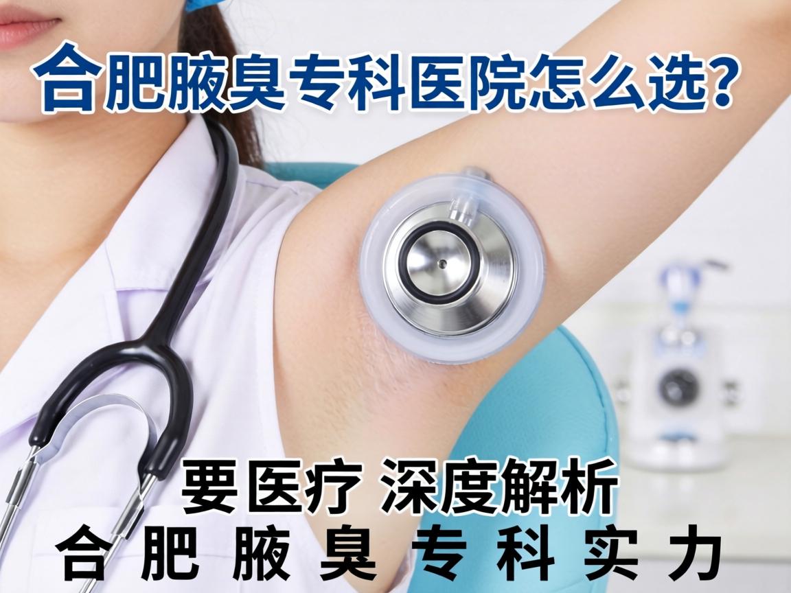 合肥腋臭专科医院怎么选？深度解析合肥腋臭专科实力