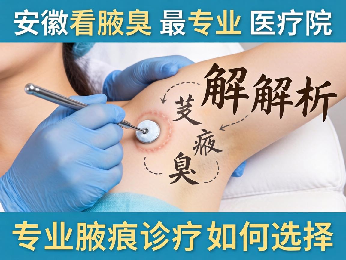 安徽看腋臭最专业医院解析，专业腋臭诊疗如何选择