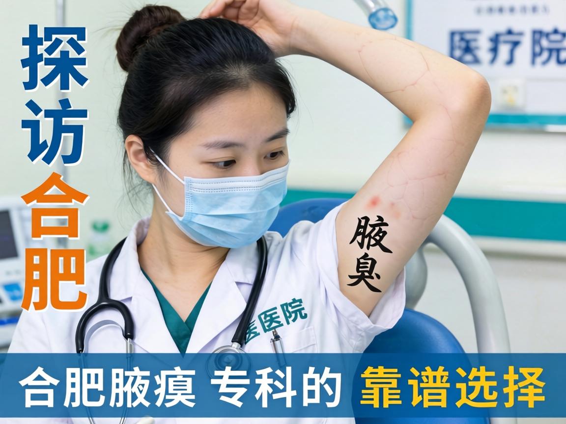 探访合肥腋臭医院，详解合肥腋臭专科的靠谱选择