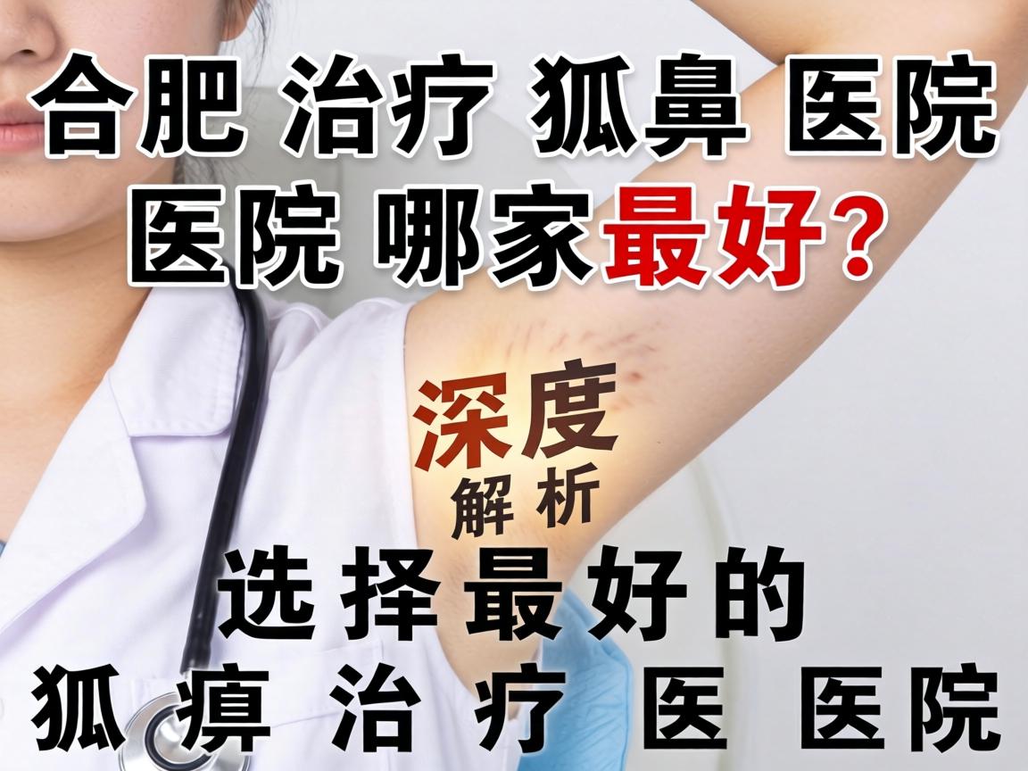 合肥治疗狐臭医院哪家最好？深度解析如何选择最好的狐臭治疗医院