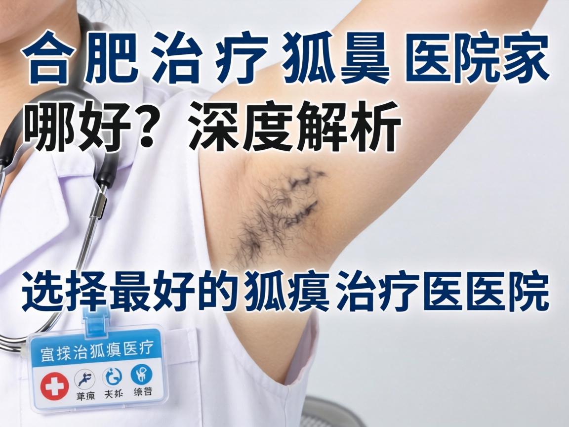 合肥治疗狐臭医院哪家最好？深度解析如何选择最好的狐臭治疗医院