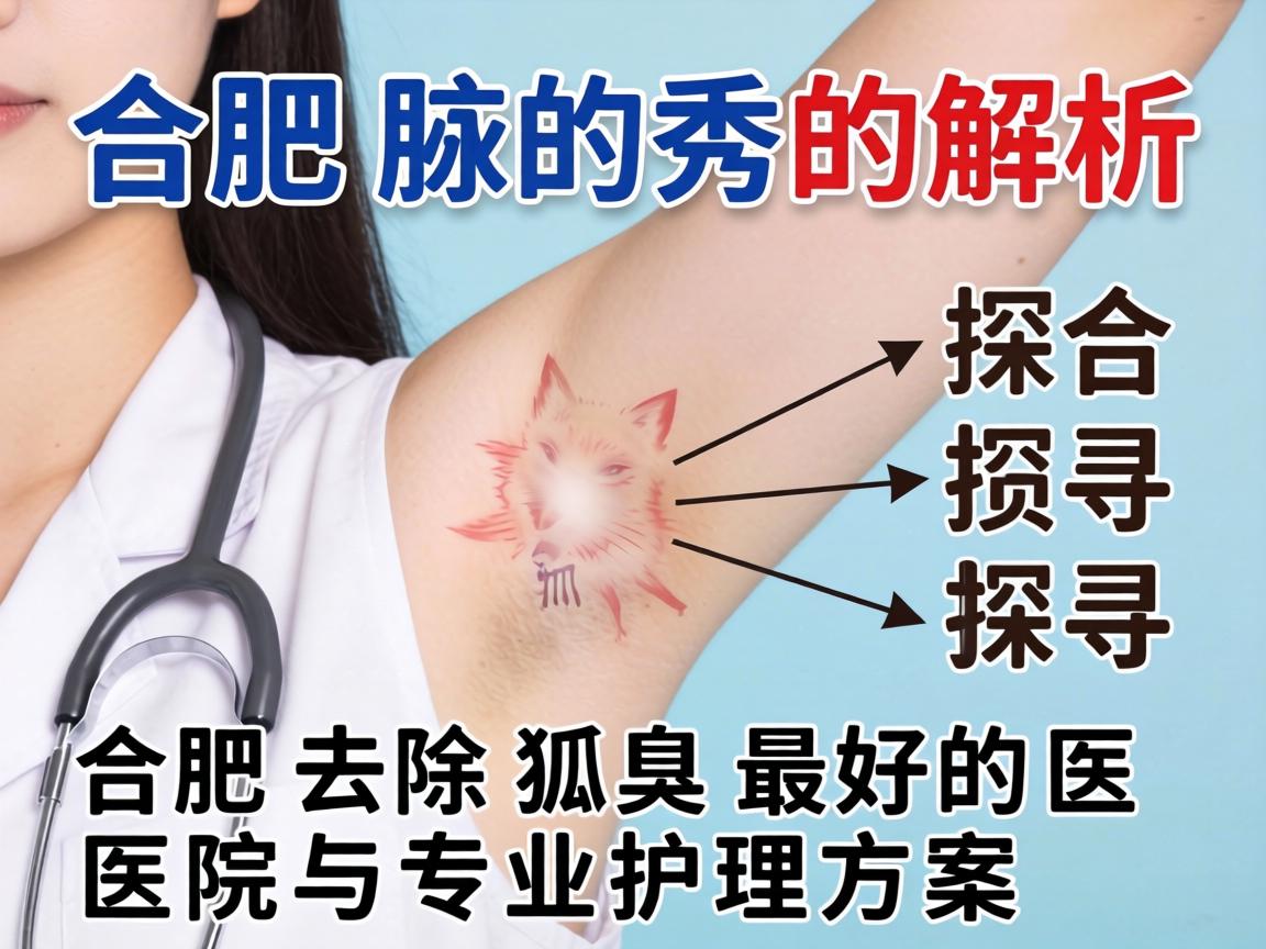 合肥腋秀解析，探寻合肥去除狐臭最好的医院与专业护理方案