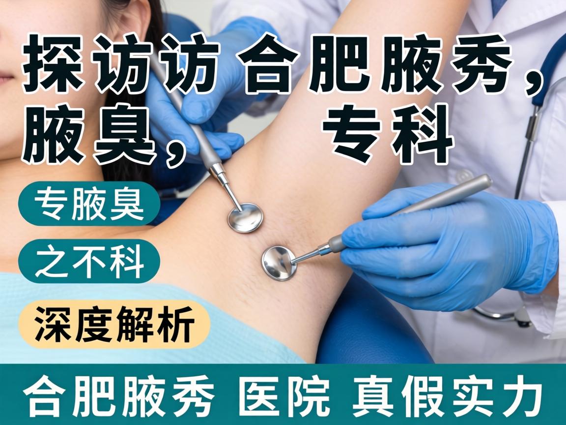 探访合肥腋秀腋臭专科，深度解析合肥腋秀医院真假实力