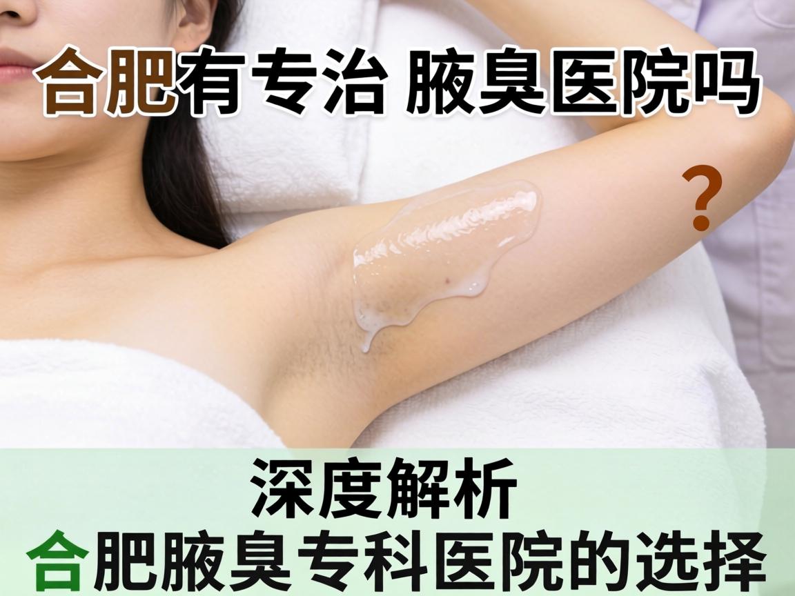 合肥有专治腋臭医院吗？深度解析合肥腋臭专科医院的选择
